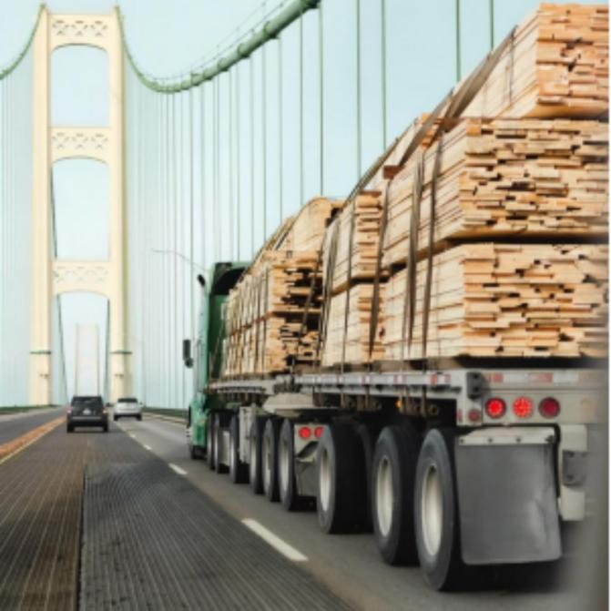 How to identify the number of axles and lines of a semi-trailer?